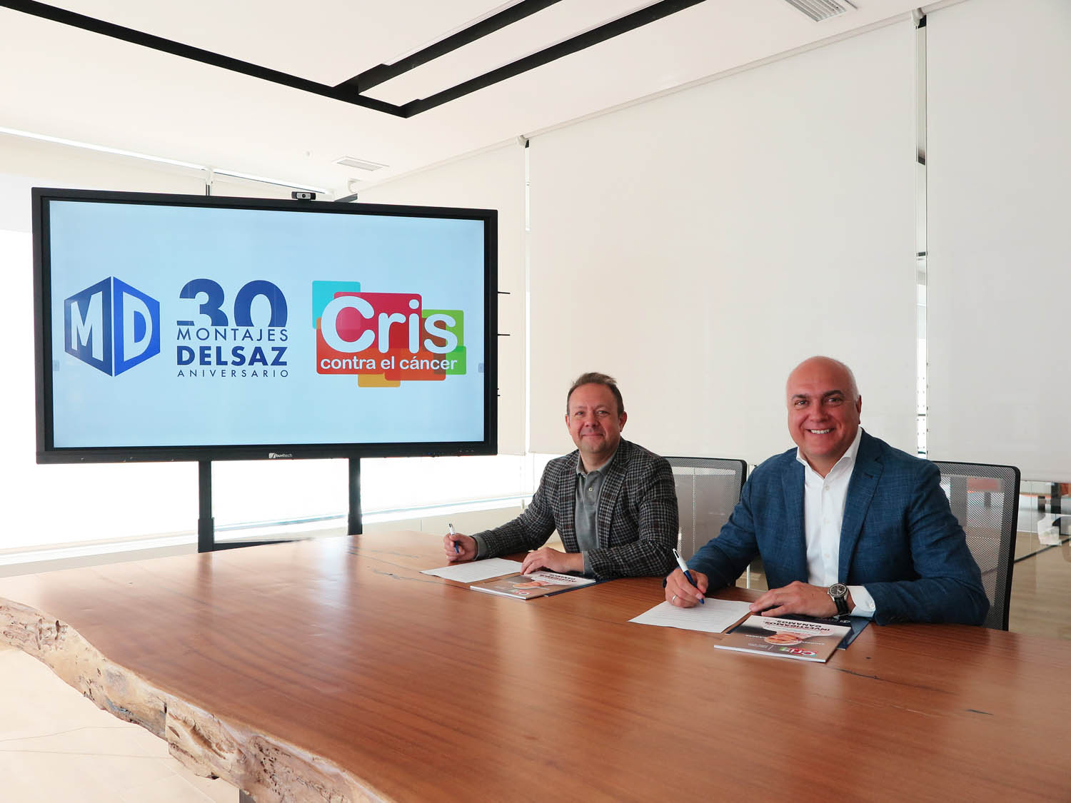 Montajes Delsaz y la Fundación CRIS Contra el Cáncer suman fuerzas para la investigación contra el cáncer